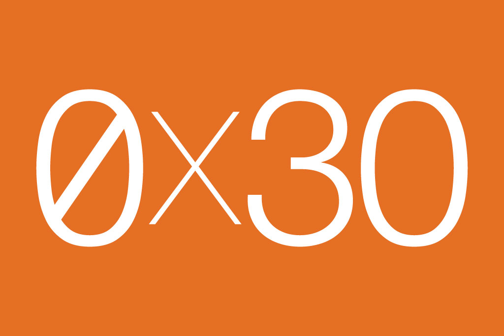 0x30 Logo